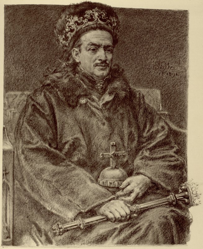 Portret: Kazimierz IV Jagiellończyk — Jan Matejko, „Poczet królów polskich” (1890–1892)