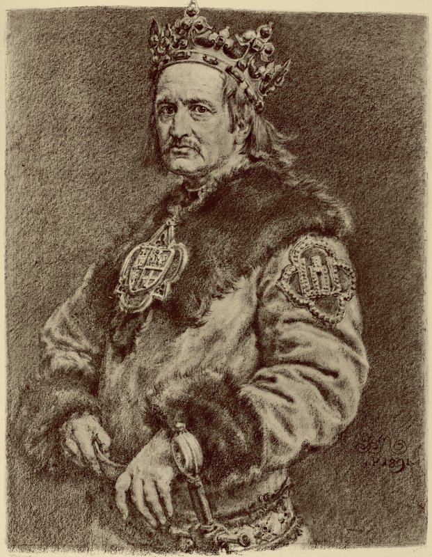 Portret: Władysław II Jagiełło — Jan Matejko, „Poczet królów polskich” (1890–1892)