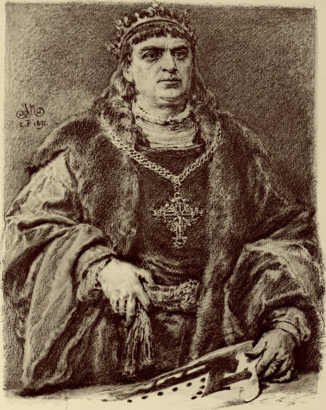 Portret: Zygmunt I Stary — Jan Matejko, „Poczet królów polskich” (1890–1892)
